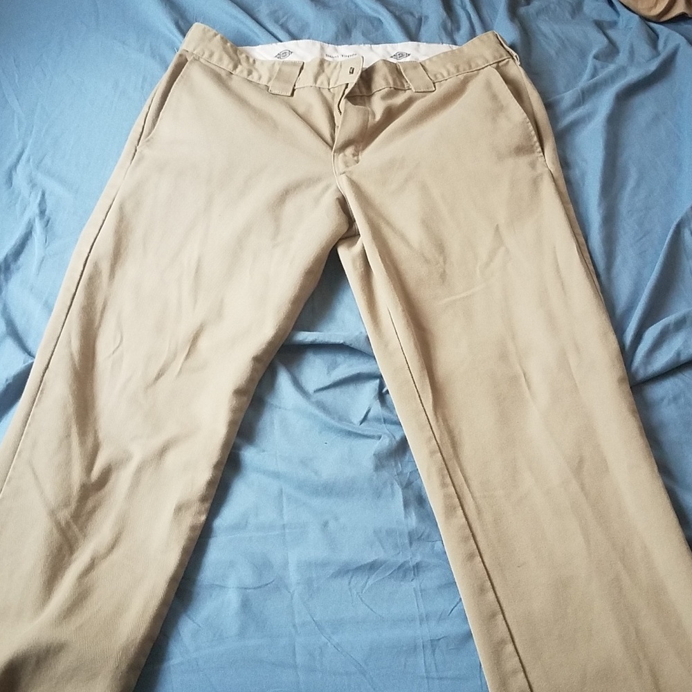 Dickies slim taper khaki pants 36x30